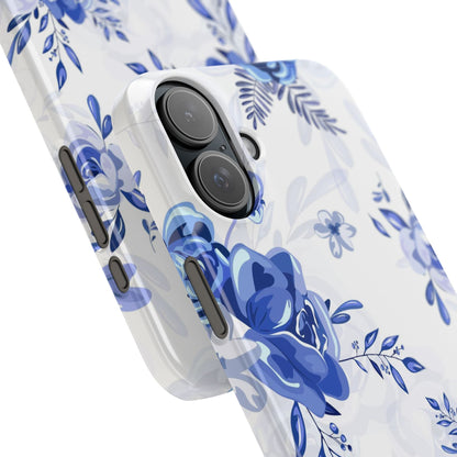 French Blue and White Toille, Slim Phone Cases, Case-Mate IPHONE16 and all sizes