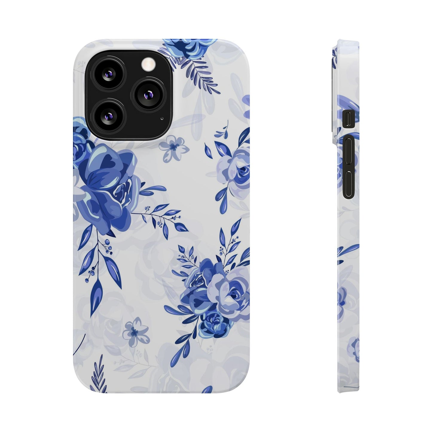 French Blue and White Toille, Slim Phone Cases, Case-Mate IPHONE16 and all sizes