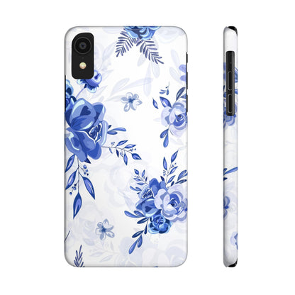 French Blue and White Toille, Slim Phone Cases, Case-Mate IPHONE16 and all sizes